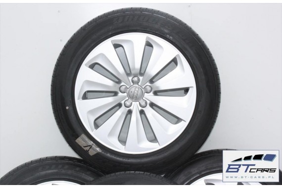 AUDI Q5 FELGI 19 cali 8R0601025AB KOŁA + OPONY felga LATO 8.0J*19H2 ET39  opona BRIDGESTONE DUELER H/P SPORT 235/55/19 101W 8R