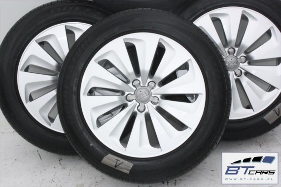 AUDI Q5 FELGI 19 cali 8R0601025AB KOŁA + OPONY felga LATO 8.0J*19H2 ET39  opona BRIDGESTONE DUELER H/P SPORT 235/55/19 101W 8R