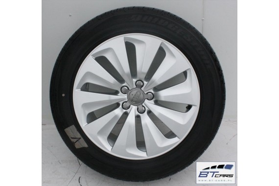 AUDI Q5 FELGI 19 cali 8R0601025AB KOŁA + OPONY felga LATO 8.0J*19H2 ET39  opona BRIDGESTONE DUELER H/P SPORT 235/55/19 101W 8R