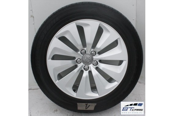 AUDI Q5 FELGI 19 cali 8R0601025AB KOŁA + OPONY felga LATO 8.0J*19H2 ET39  opona BRIDGESTONE DUELER H/P SPORT 235/55/19 101W 8R