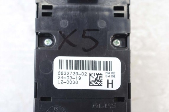 BMW X5 G05 PRZYCISKI SZYB przycisk 6832729 61316832729 drzwi lusterek panel 6832729 9327031 61319327031 6832729 9327031 6832729