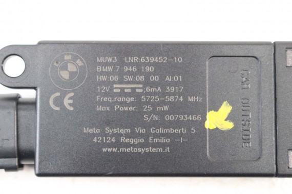 BMW 8 G14 CABRIO MODUŁ ANTENA 7946190 65757946190  Sterownik DWA-Alarm System 7946190 7946190 65757946600 7946600 7946190 M8 F91