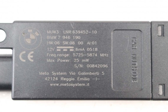 BMW 8 G14 CABRIO MODUŁ ANTENA 7946190 65757946190  Sterownik DWA-Alarm System 7946190 7946190 65757946600 7946600 7946190 M8 F91