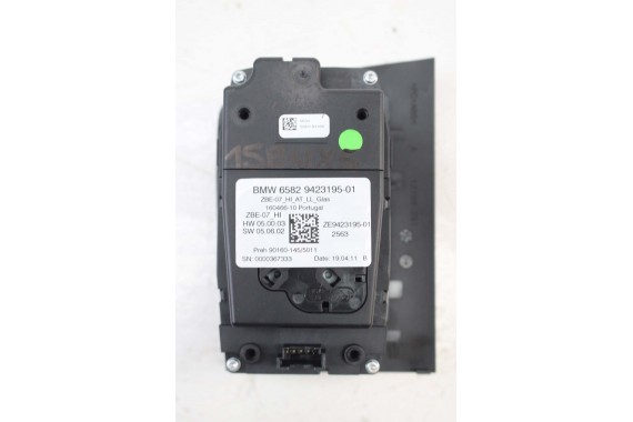 BMW X5 G05 PANEL GAŁKA DZWIGNIA BIEGÓW 9423195 65829423195 IDRIVE POKRĘTŁO 5B6B588 29462398 5A371B3 5A32A43 5A1D042 5A12F48