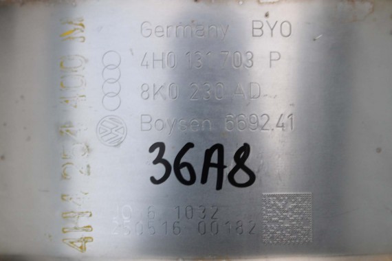AUDI A8 KATALIZATOR 3.0 TDi 4H0131703P 4H0 131 703 P 4H diesel 4H0131703P 4H4254400M 4H0131703 4H4254400J 4H4254400MX 4H4254400
