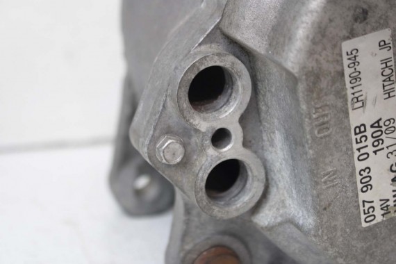 VW AUDI A8 Q7 ALTERNATOR 190A 057903015B 057903015D 057 903 015 B 057 903 015 D 4.2 TDi diesel 4H 057903015B 057903015D HITACHI