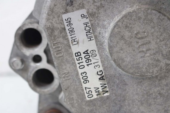 VW AUDI A8 Q7 ALTERNATOR 190A 057903015B 057903015D 057 903 015 B 057 903 015 D 4.2 TDi diesel 4H 057903015B 057903015D HITACHI