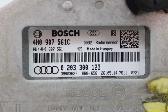 AUDI A8 SENSOR RADAR ACC 4H0907541C 4H0907541 4H0907561C 4H0907561 DISTRONIC 4H0907541C 4H0907561C 4H D4 4H0907541C 4H0907561C
