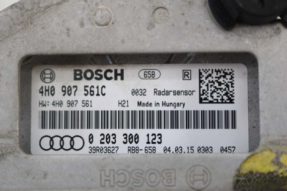 AUDI A8 SENSOR RADAR ACC 4H0907541C 4H0907541 4H0907561C 4H0907561 DISTRONIC 4H0907541C 4H0907561C 4H D4 4H0907541C 4H0907561 FL