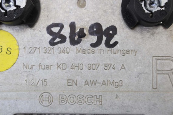 AUDI A8 SENSOR RADAR ACC 4H0907541C 4H0907541 4H0907561C 4H0907561 DISTRONIC 4H0907541C 4H0907561C 4H D4 4H0907541C 4H0907561 FL