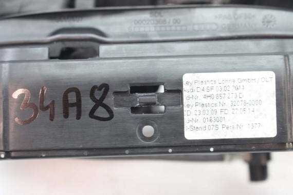 AUDI A8 MECHANIZM WINDA MONITORA EKRANU 4H0857273D 4H 857273C 4H0857273D 4H0857273D 4H0857273C 4H0857273D 4H0857273C 4H0857273D