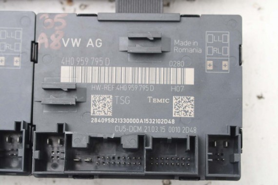AUDI A8 4H D4 DOCIĄGANIE DRZWI DOCIĄGI DOMYKANIE 4H1837016E 4H1837015E 4H0839016C 4H0839015C 4H0959795D 4H0959793G 4H0959792G