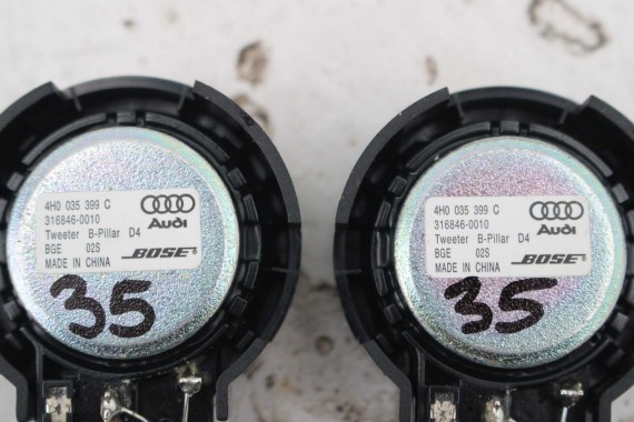 AUDI A8 GŁOŚNIKI NAGŁOŚNIENIE BOSE 4H0035411A 4H1035401 4H1035402 4H0035297 4H1035481A 4H0035402 4H0035397 4H0035399B 4H0035399C