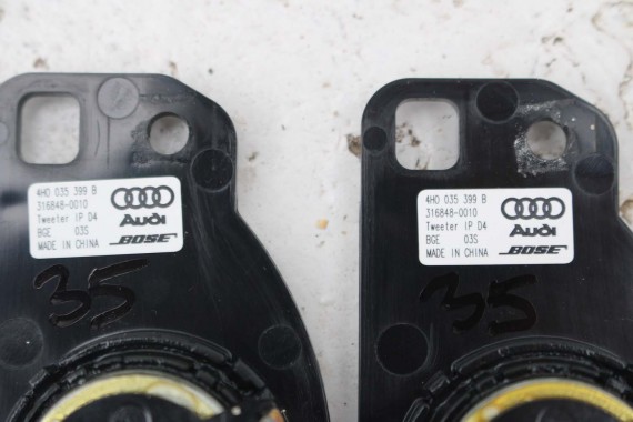 AUDI A8 GŁOŚNIKI NAGŁOŚNIENIE BOSE 4H0035411A 4H1035401 4H1035402 4H0035297 4H1035481A 4H0035402 4H0035397 4H0035399B 4H0035399C