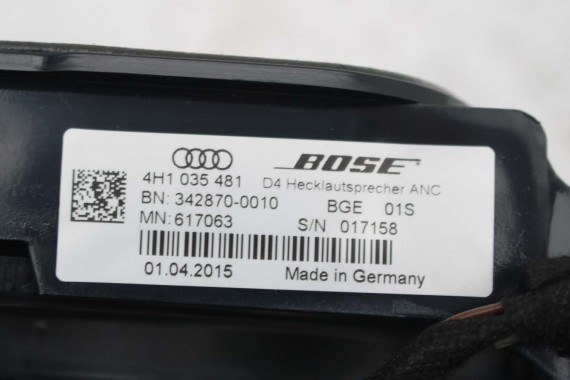 AUDI A8 GŁOŚNIKI NAGŁOŚNIENIE BOSE 4H0035411A 4H1035401 4H1035402 4H0035297 4H1035481A 4H0035402 4H0035397 4H0035399B 4H0035399C
