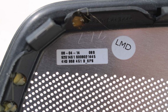 AUDI A8 ZAŚLEPKI GŁOŚNIKÓWBANG & OLUFSEN 4H0868151B 4H0868451B 4H0868452B 4H0868147B 4H0868148B 4H4868959B 4H0863487B 4H0863488B