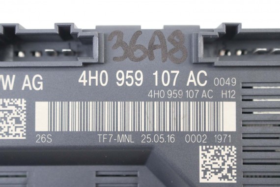 AUDI A8 STEROWNIK KLAPY TYLNEJ TYŁ 4H0959107AC 4H0959107AC 4H0959107AC moduł elektrycznej 4H0959107AC 4H0959107 4H0959107AC 4H