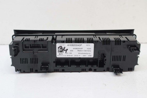 AUDI A8 PANEL KLIMY KLIMATYZACJI 4H0820043P 4H0 820 043 P moduł sterownik nawiewu klimy 4H0820043P 4H0820043P 4H0820043P 4H D4