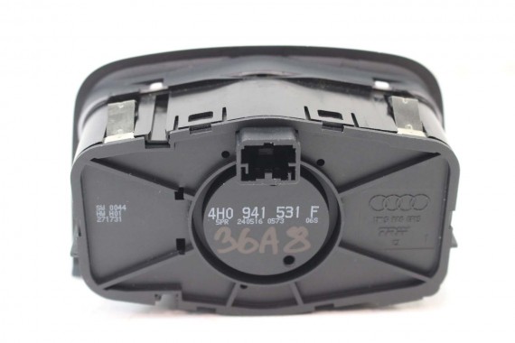 AUDI A8 PRZEŁĄCZNIK WŁĄCZNIK ŚWIATEŁ 4H0941531F 4H 5PR czarny 4H0 941 531 F 4H0941531F 4H0941531F 4H0941531F 4H0941531 4H0941531