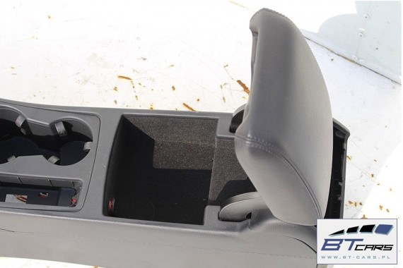 AUDI A4 A5 TUNEL ŚRODKOWY PODŁOKIETNIK SKÓRA 8K 8T 8K0864283 8K0864207 8K0863244 6PS - czarny soul 8K0864283 8K0864207 8K0863244