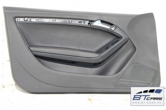 AUDI A5 CABRIO BOCZEK BOCZKI DRZWI drzwiowe tapicerka skóra czarny 8F1867103 8F1867105 8F0867043 8F0867044 8F1867104 8F1867106