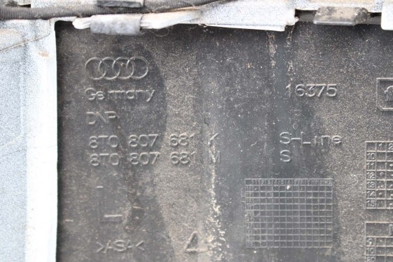 AUDI A5 LIFT PRZÓD 8T LY9C maska błotniki zderzak przedni błotnik T9T9 FL S-LINE 8T0823029 8T0821105 8T0821106 8T0853651 T9 Y9C