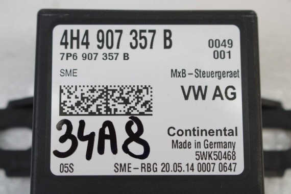 AUDI A8 MODUŁ STEROWNIK ŚWIATEŁ 4H4907357B 7P6907357B doświetlania regulacji zasięgu 4H4907357B 4H4907357B 4H4907357B 4H4907357