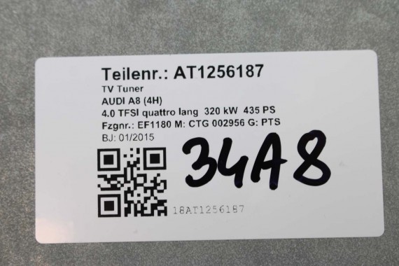 AUDI A4 A5 A6 A8 TUNER TV 3G HYBRID MMI 4H0919129E 4H0 919 129 E 8U 8R 4L 4H0919129E 4H0919129E 4H0919129E 4H0919129E 4H0919129