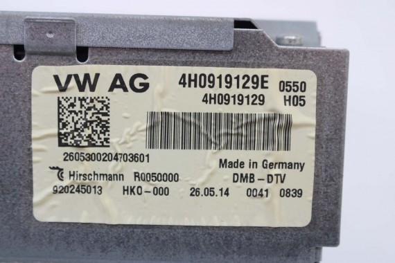 AUDI A4 A5 A6 A8 TUNER TV 3G HYBRID MMI 4H0919129E 4H0 919 129 E 8U 8R 4L 4H0919129E 4H0919129E 4H0919129E 4H0919129E 4H0919129