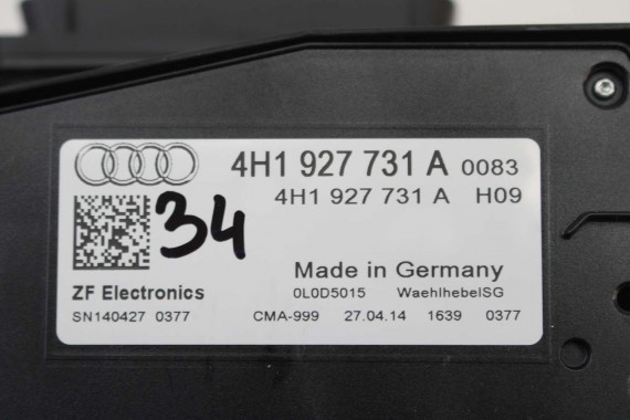 AUDI A8 WYBIERAK SKRZYNI BIEGÓW 4H1713041E 4H1927731A 4H1927731A LEWAREK 4H1927731A 4H1927731 4H1927731A 4H1927731A 4H1927731 4H