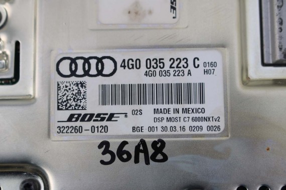 AUDI A6 A7 A8 WZMACNIACZ BOSE 4G0035223C 4G0035223A 4G0 035 223 A 4G 4H 4G0035223C 4G0035223A 4G0035223C 4G0035223 4G0035223C