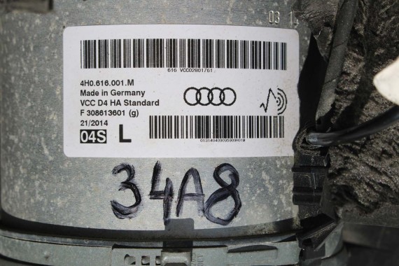 AUDI A8 4H D4 AMORTYZATOR 4H0616001M 4H0616002M TYŁ TYLNY 2 szt. 4H0616001AL 4H0616002AL PNEUMATYCZNY 4H0616001AB 4H0616001AH