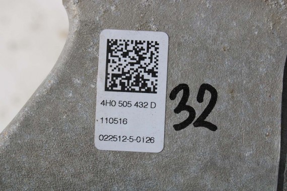 AUDI A8 ZWROTNICA TYŁ 4H0505431D 4H0505432D ZAWIESZENIA tył tylna 4H0505431C 4H0505432B 4H0505431C 4H0505432B 8K0407613B 4H D4