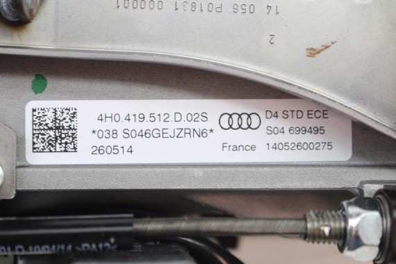 AUDI A8 KIEROWNICY KOLUMNA 4H0419512D 4H0419512D przekładnia kierownicza 4H0419512K 4H0419512Q 4H0419512D 4H0419512D 4H0419512