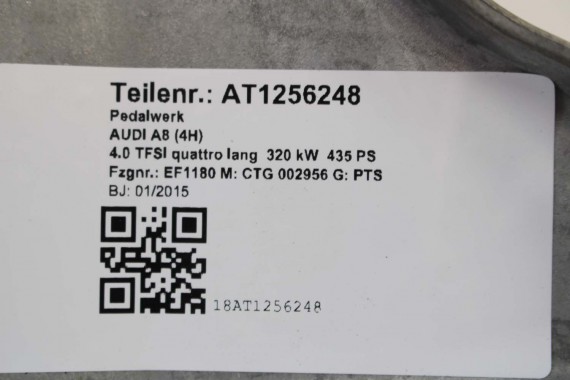 AUDI A8 PEDAŁ HAMULCA 4G1723117 4H1723140A PEDAŁY hamulca podstawa 4H1723140A wspornik 4G1723117 4G1723117 4H1723140A 4G1723117