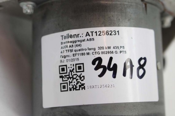 AUDI A8 4H POMPA ABS 4H0907379AA hamulcow 4H0614517S FL LIFT 4H0 907 379 AA agregat BEF D4 4H0907379AA 4H0907379AA 4H0907379