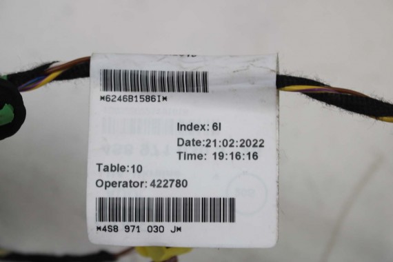 AUDI R8 WIĄZKA ELEKTRYCZNA DRZWI 4S8971030J instalacja 4S8971030J 4S8971030G 4S8971030J 4S8971030J 4S8971030J 4S8 971 030 J