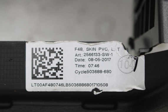 BMW X1 X2 F48 F39 KONSOLA PULPIT DESKA ROZDZIELCZA KOKPIT PULPIT 9332740 czarna 2566133 9332740 9332740 9332740 9332740 9332740