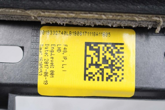 BMW X1 X2 F48 F39 KONSOLA PULPIT DESKA ROZDZIELCZA KOKPIT PULPIT 9332740 czarna 2566133 9332740 9332740 9332740 9332740 9332740