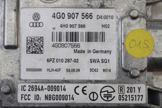 AUDI A6 A7 STEROWNIK SIDE ASSIST 4G0907566 4G0907568 4G0907568 4G0907566 ZMIANY PASA RUCHU 4H0907566 4H0907568  4G0907566 4G c7