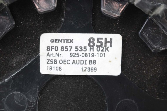 AUDI A4 A5 WKŁAD LUSTERKA 8F0857535H PODGRZEWANEGO FOTOCHROM 8F0 857 535 H A3 A4 A5 8P 8K 8T 8F0857535H 8F0857535H 8F0857535H