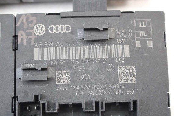 AUDI A6 A7 MODUŁ STEROWNIK DRZWI 4G8959793J 4G8959792J 4G8959795J 4G8959795G 4G8959793G 4G8959793G 4G8959792F 4G8959793F 4G C7