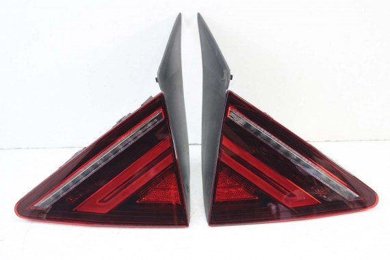 AUDI A7 TYŁ ZDERZAK TYLNY KLAPA BAGAŻNIKA 4G 4G8 LAMPY W1W1 LX5R Niebieski FL LIFT tylna zderzak klapa lampa led ledy