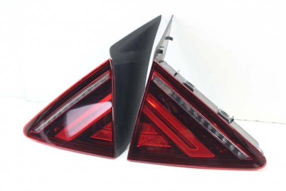 AUDI A7 TYŁ ZDERZAK TYLNY KLAPA BAGAŻNIKA 4G 4G8 LAMPY W1W1 LX5R Niebieski FL LIFT tylna zderzak klapa lampa led ledy