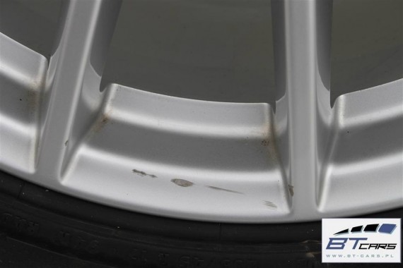 VW PASSAT B6 B7 CC SCIROCCO FELGI 17 KOŁA + OPONY felga 3C8601025 8J17H2 ET41 opona CONTINENTAL CONTIPROCONTACT 225 lato letnie
