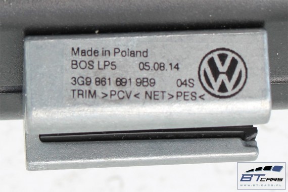 VW PASSAT B8 KOMBI ROLETA SIATKA BAGAŻNIKA 3G9861691 3G9 861 691 9B9 - czarna 3G9861691 3G ROLETY 3G9861691 3G9861691 3G9861691