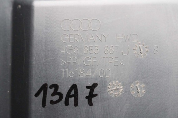 AUDI A7 NADKOLE PRZEDNIE PRZÓD 4G8853887J 4G8853888J 4G8853887E 4G8853888E 4G8853887G 4G8853888 spojler koła 4G8853887 4G8853888