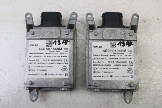 AUDI A7 STEROWNIK 4G0907566M 4G0907568M MODUŁ SIDE ASSIST ASYSTENTA ZMIANY PASA 4H0907566F 4H0907568F 4G0907566M 4G0907568M 4G