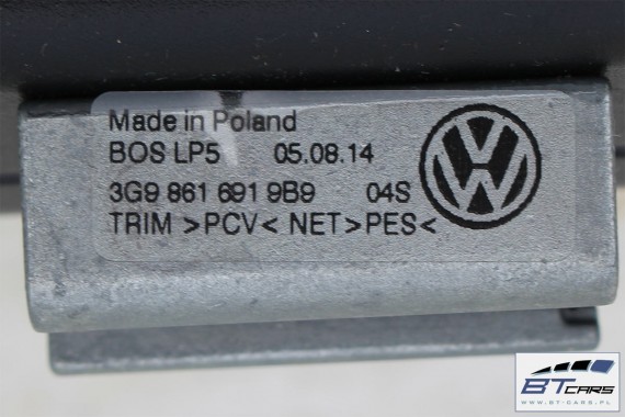 VW PASSAT B8 KOMBI ROLETA SIATKA BAGAŻNIKA 3G9861691 3G9 861 691 9B9 - czarna 3G9861691 3G ROLETY 3G9861691 3G9861691 3G9861691