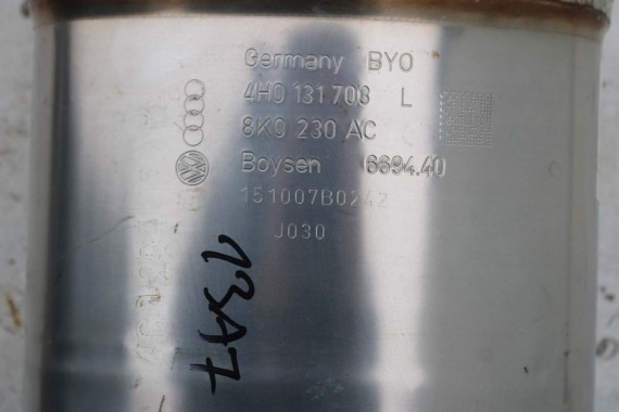 AUDI A6 A7 KATALIZATOR 4G0254400B 4H0131703L tłumik 4G0254400B 4G0254400BX 4H0131703L 4H0131703 4G0254400B 4H0131703L 3.0 TDi 4G